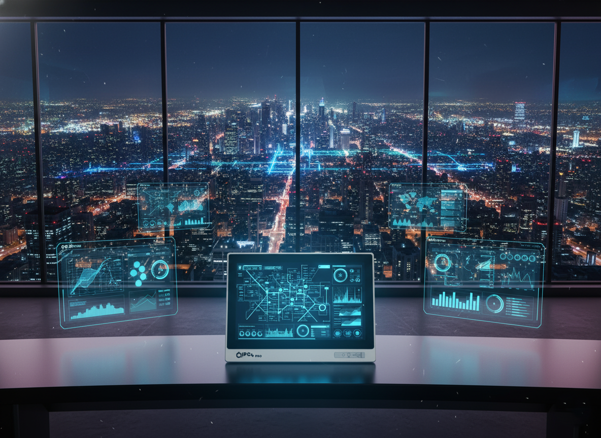 Şehir haritasında IoT sensör noktaları – enerji izleme ekranı